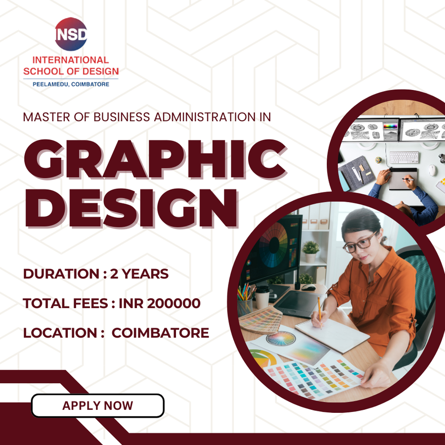 MBA in Graphic Design at International School of Design, Coimbatore